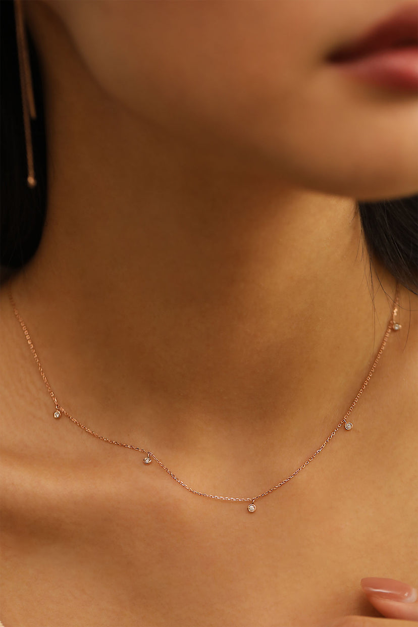 LITTLE DIPPER DIAMOND STATION NECKLACE