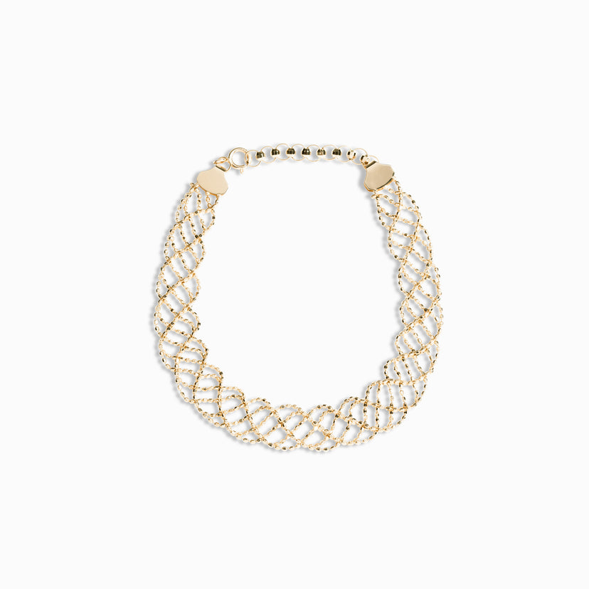 Gold lace deals bracelet