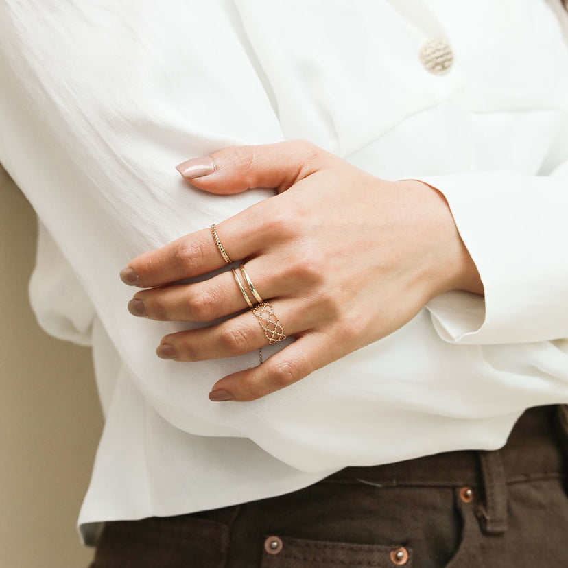Double line ring deals