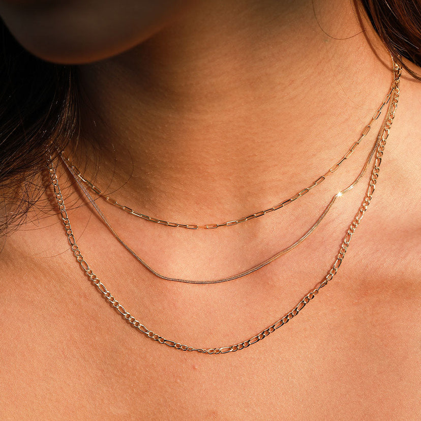 Thin solid gold discount chain